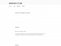 gentec-it.de Webseite Vorschau