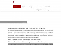 parkettservice-wien.at Webseite Vorschau