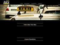 taxi-alex.de Webseite Vorschau