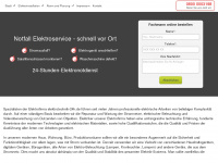 elektrotechnik-24h.de Webseite Vorschau