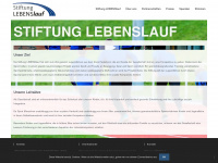 stiftung-lebenslauf.de Webseite Vorschau