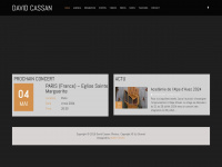 davidcassan.com Webseite Vorschau