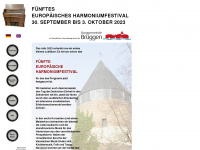 harmoniumfestival.de Webseite Vorschau