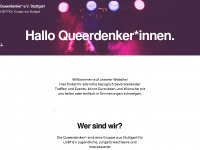queerdenker-stuttgart.com Webseite Vorschau