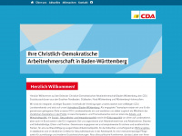 cda-badenwuerttemberg.de Webseite Vorschau