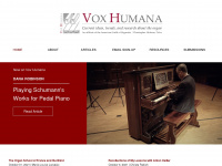 voxhumanajournal.com Webseite Vorschau