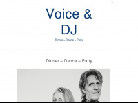 voice-dj.de Webseite Vorschau