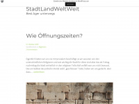 stadtlandweltweit.wordpress.com Webseite Vorschau