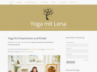 yoga-mit-lena.de Webseite Vorschau