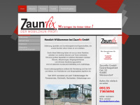 zaunfix.eu Webseite Vorschau