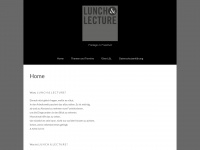 lunchandlecture.de Webseite Vorschau