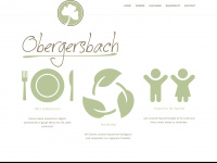 obergersbach.at Webseite Vorschau