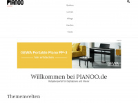 pianoo.de Webseite Vorschau