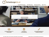 scheidungsinfo.at Webseite Vorschau