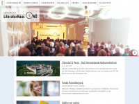 literaturhausnö.at Webseite Vorschau