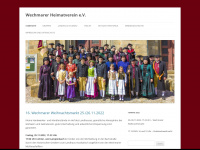 wechmarerheimatverein.wordpress.com Webseite Vorschau
