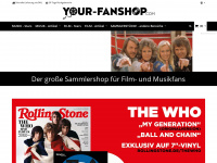 your-fanshop.com Webseite Vorschau