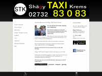 taxikrems.at Webseite Vorschau