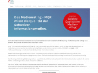 medienqualitaet-schweiz.ch Webseite Vorschau