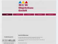 mcw-objektbau.de Webseite Vorschau