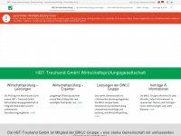 hbt-wirtschaftspruefung.de Webseite Vorschau