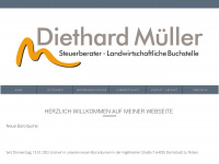diethardmueller.de Webseite Vorschau