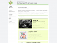 heiligefamilie.net Webseite Vorschau