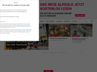 alpgold-magazin.com Webseite Vorschau
