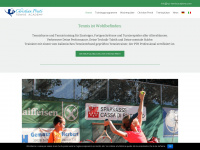 cp-tennisacademy.com Webseite Vorschau