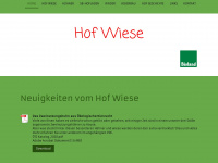biohof-wiese.de Webseite Vorschau
