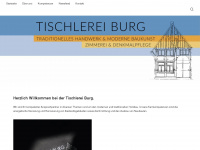 tischlerei-burg.de Webseite Vorschau