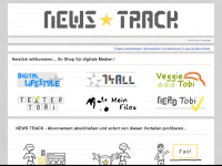 newstrack.eu Webseite Vorschau