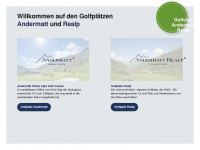 golf-andermatt-realp.ch Webseite Vorschau
