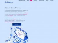 medcampus.at Webseite Vorschau