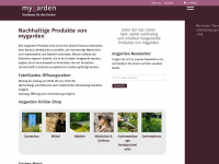 mygarden.ch Webseite Vorschau