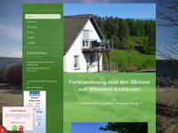 fewo-anzhausen.de Webseite Vorschau