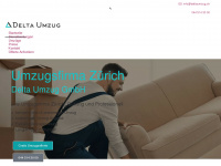 deltaumzug.ch Webseite Vorschau