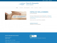 osteopathiepraxis-naujokat.de Webseite Vorschau