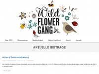 wildflowergang.de Webseite Vorschau
