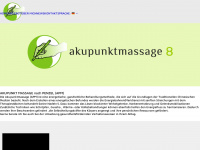 akupunktmassage8.ch Webseite Vorschau