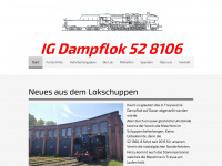 ig-dampflok52-8106.de Webseite Vorschau