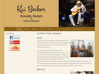 kai-becker-guitar.de Webseite Vorschau