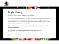 umzug-single.de Webseite Vorschau