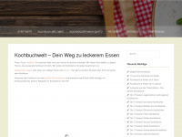 kochbuchwelt.de Webseite Vorschau