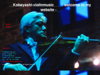 kobayashi-violinmusic.de Webseite Vorschau