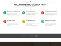 golden-fairy.com Webseite Vorschau