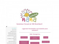 nana-natuerlich.de Webseite Vorschau
