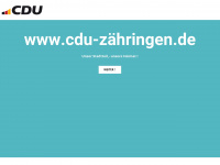 cdu-zähringen.de Webseite Vorschau