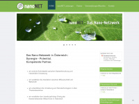 nano-net.at Webseite Vorschau