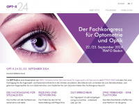 opt-x.ch Webseite Vorschau